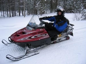 Sweden-snow-mobiling